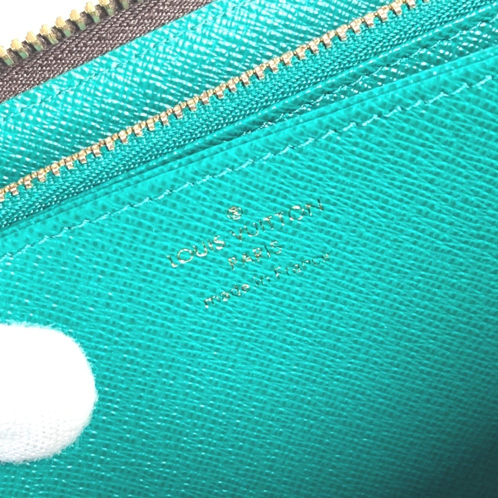 Louis Vuitton Brown Pink Monogram Long Wallet