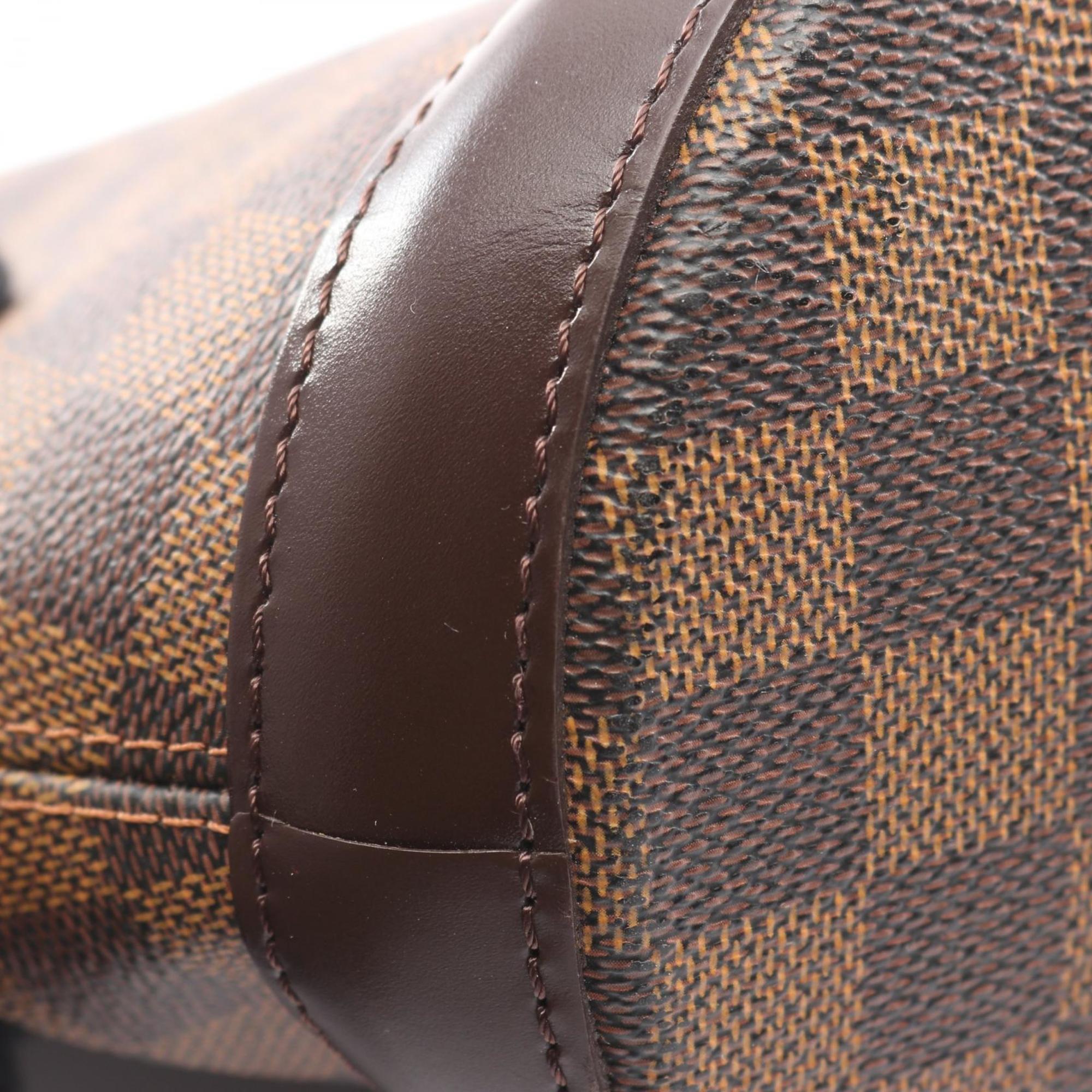 Louis Vuitton Brown Damier Canvas Coated Canvas Damier Canvas Leather Handbag