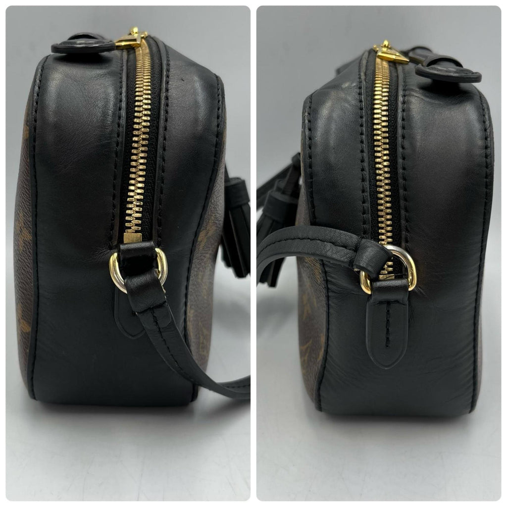 Louis Vuitton Black Brown Monogram Monogram Shoulder Bag