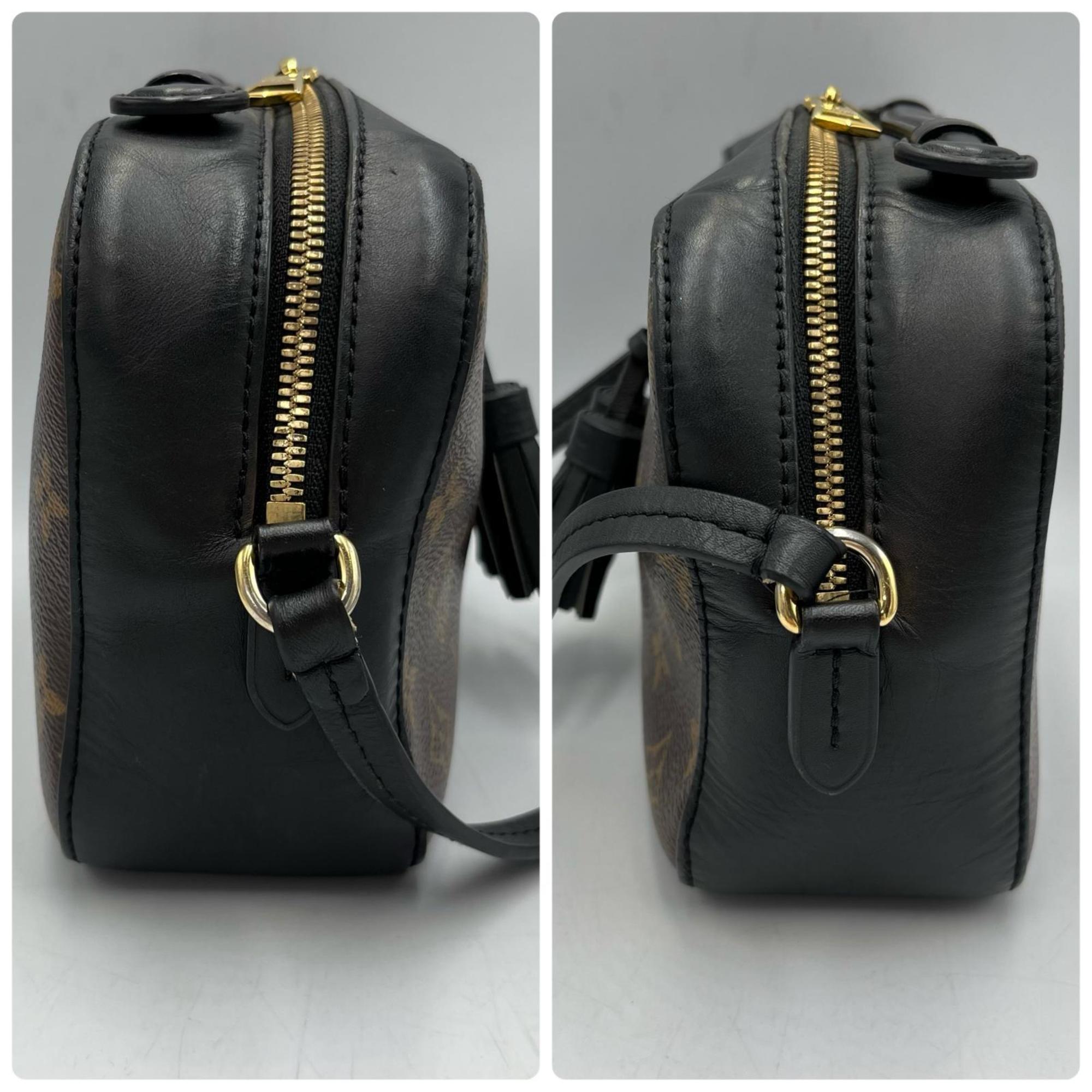 Louis Vuitton Black Brown Monogram Monogram Shoulder Bag