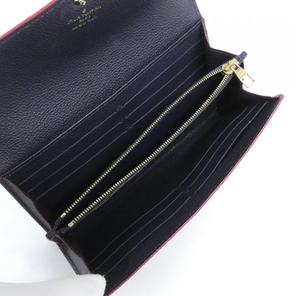 Louis Vuitton Marine Rouge Leather Long Wallet