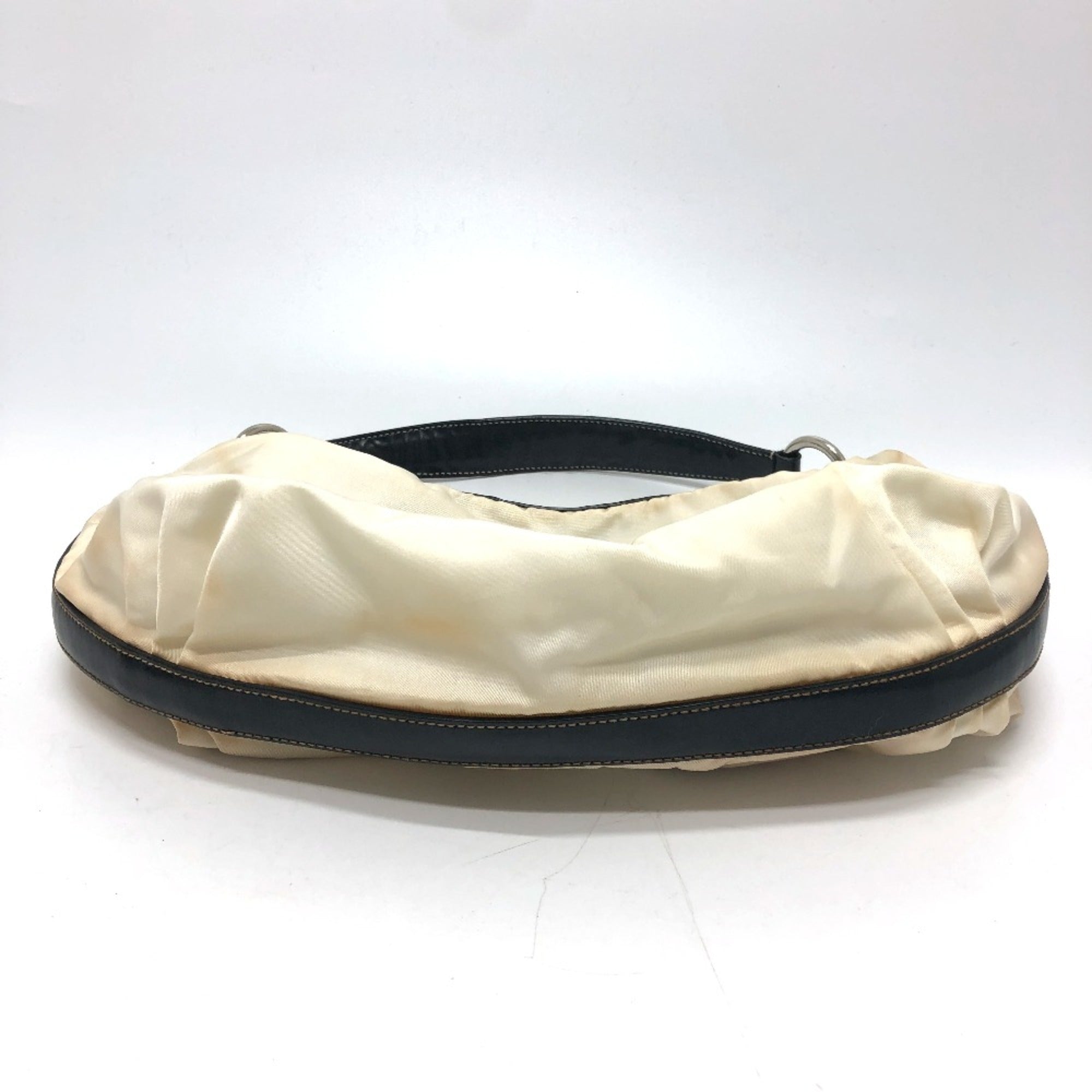 Prada White Cloth Shoulder Bag