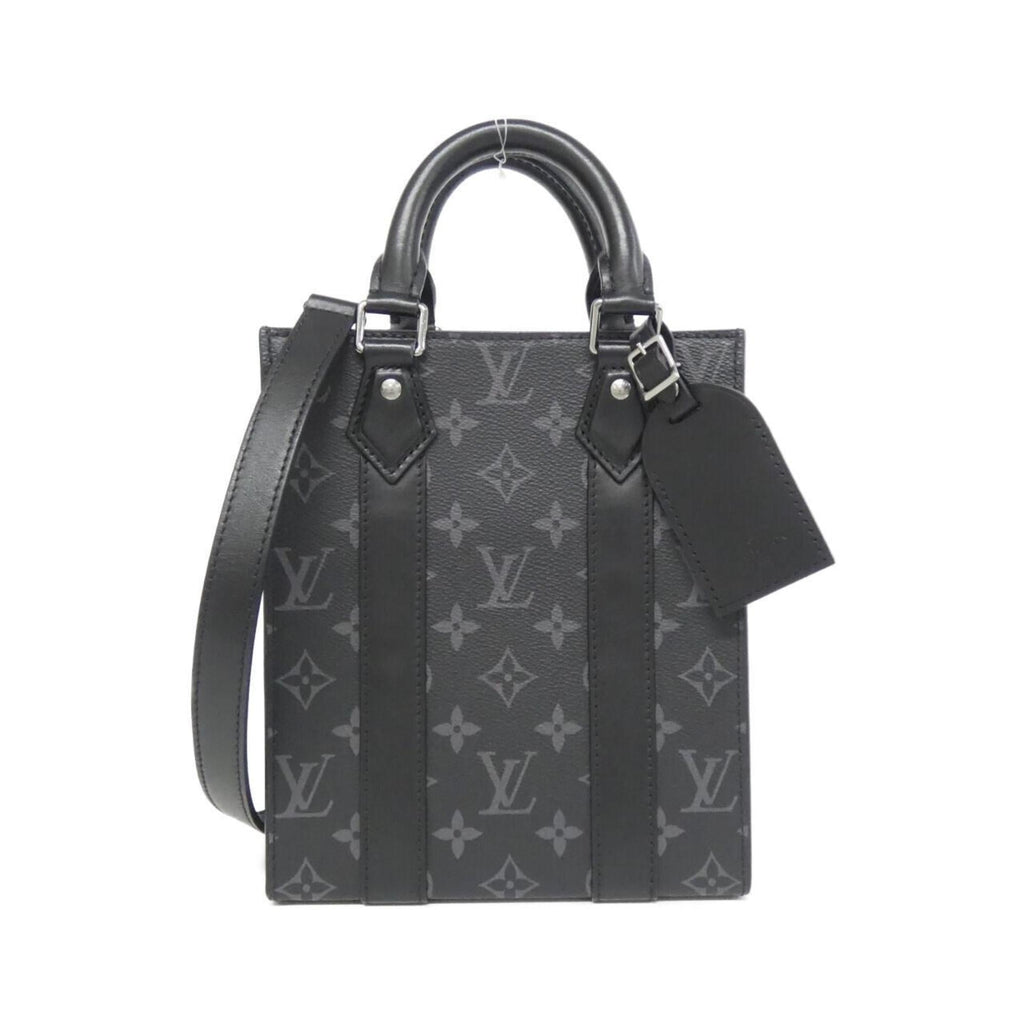 Louis Vuitton Black Coated Canvas Handbag