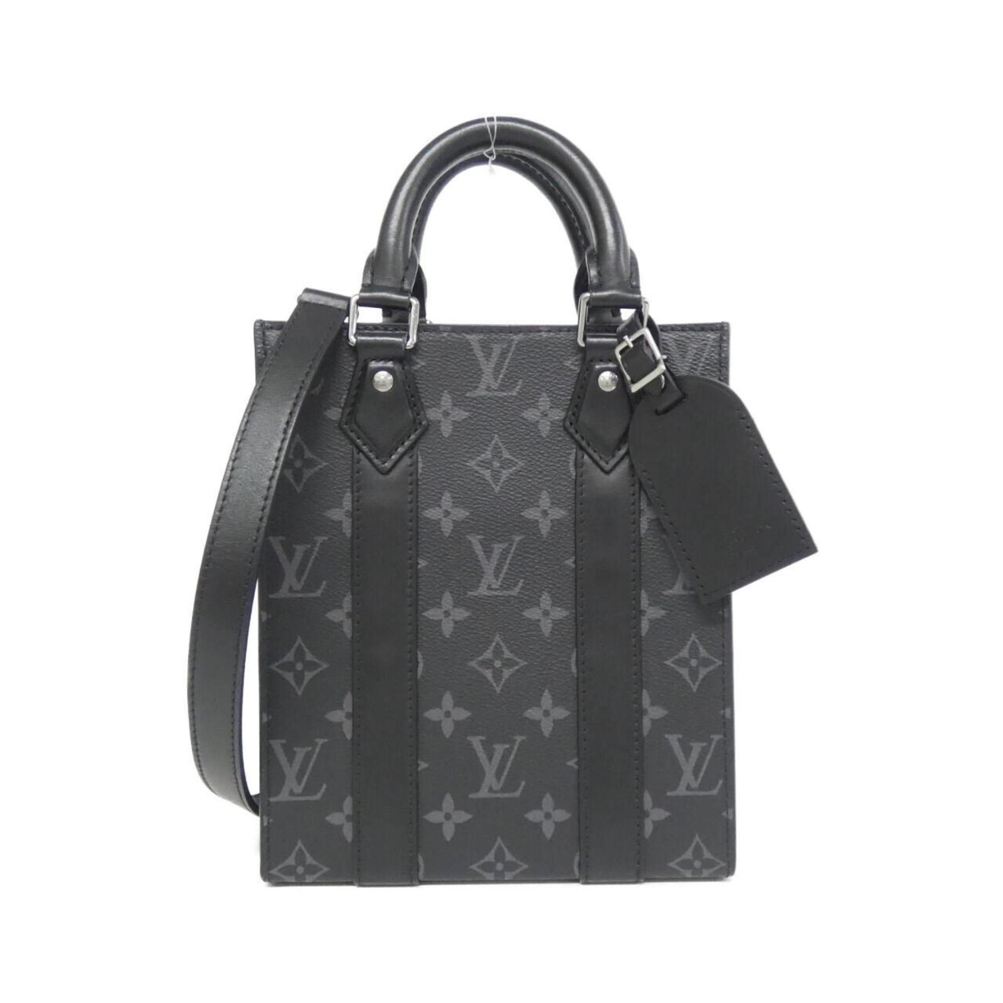 Louis Vuitton Black Coated Canvas Handbag