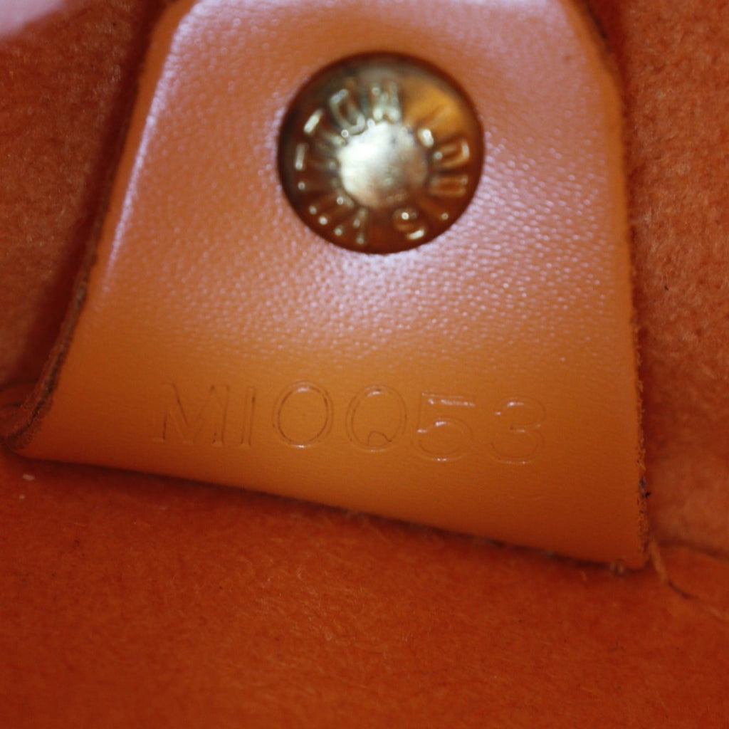 Louis Vuitton Orange Epi Leather Handbag
