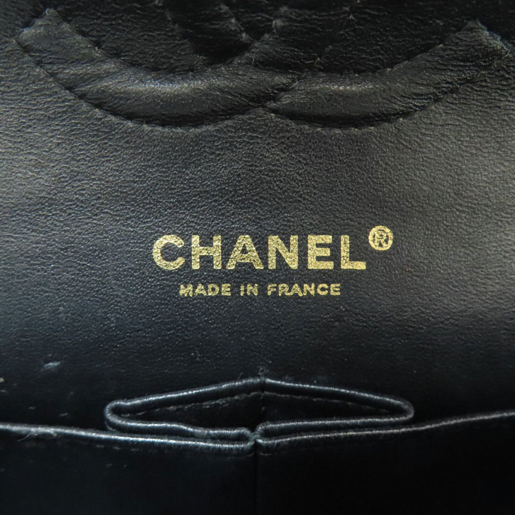 Chanel Black Leather Shoulder Bag