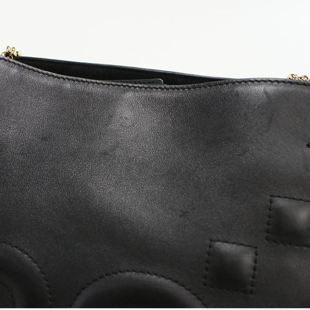 Gucci Black Leather Tote Bag (Pre-Owned)