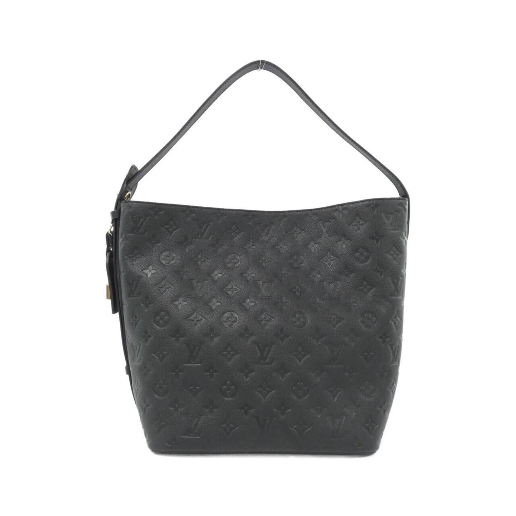 Louis Vuitton Black Leather Shoulder Bag