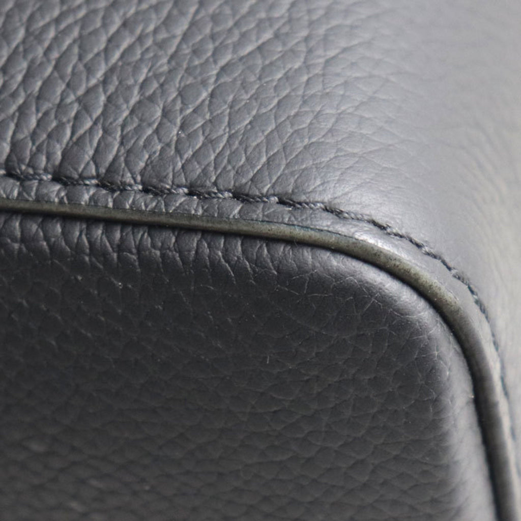 Louis Vuitton Black Leather Shoulder Bag