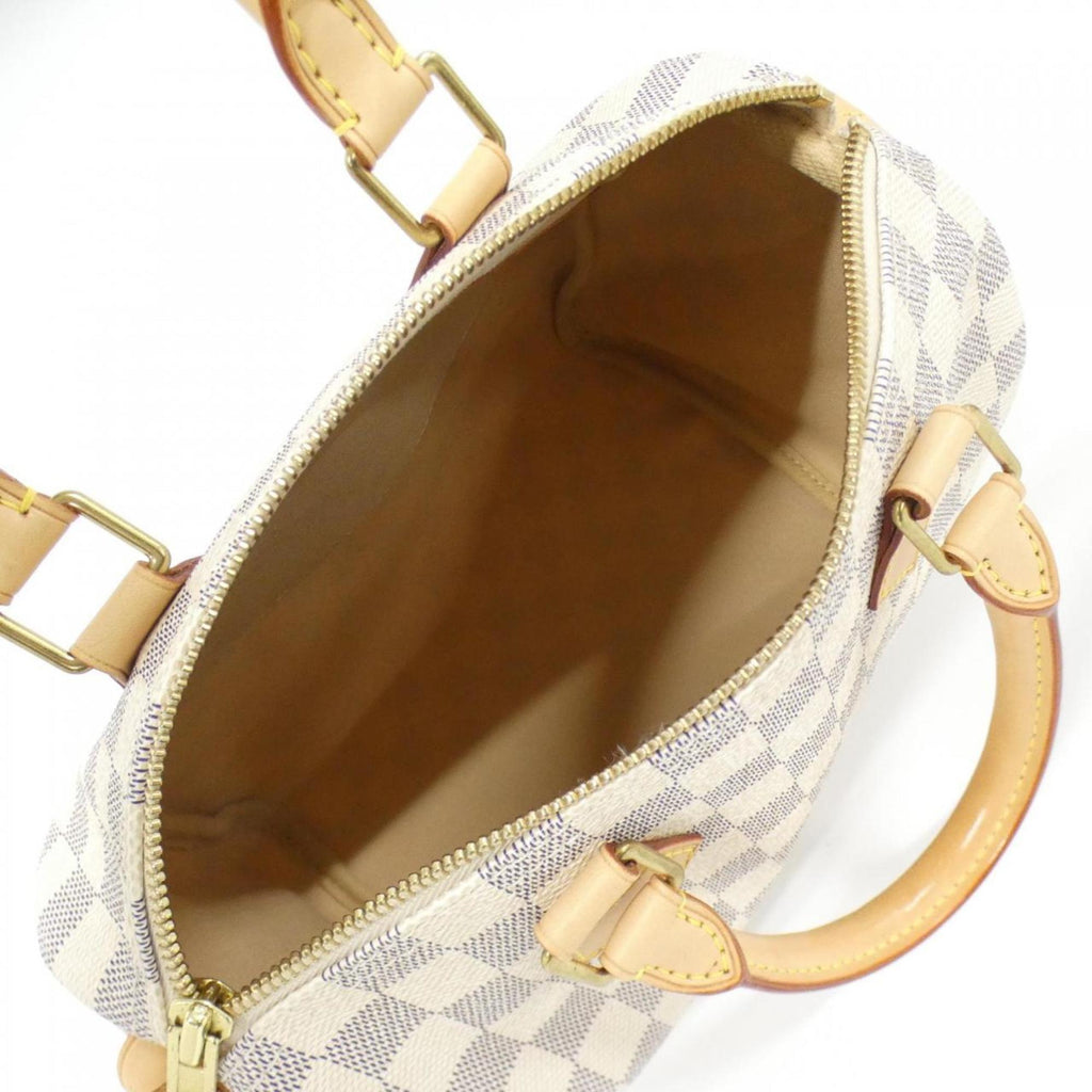 Louis Vuitton Azur Coated Canvas Boston Bag