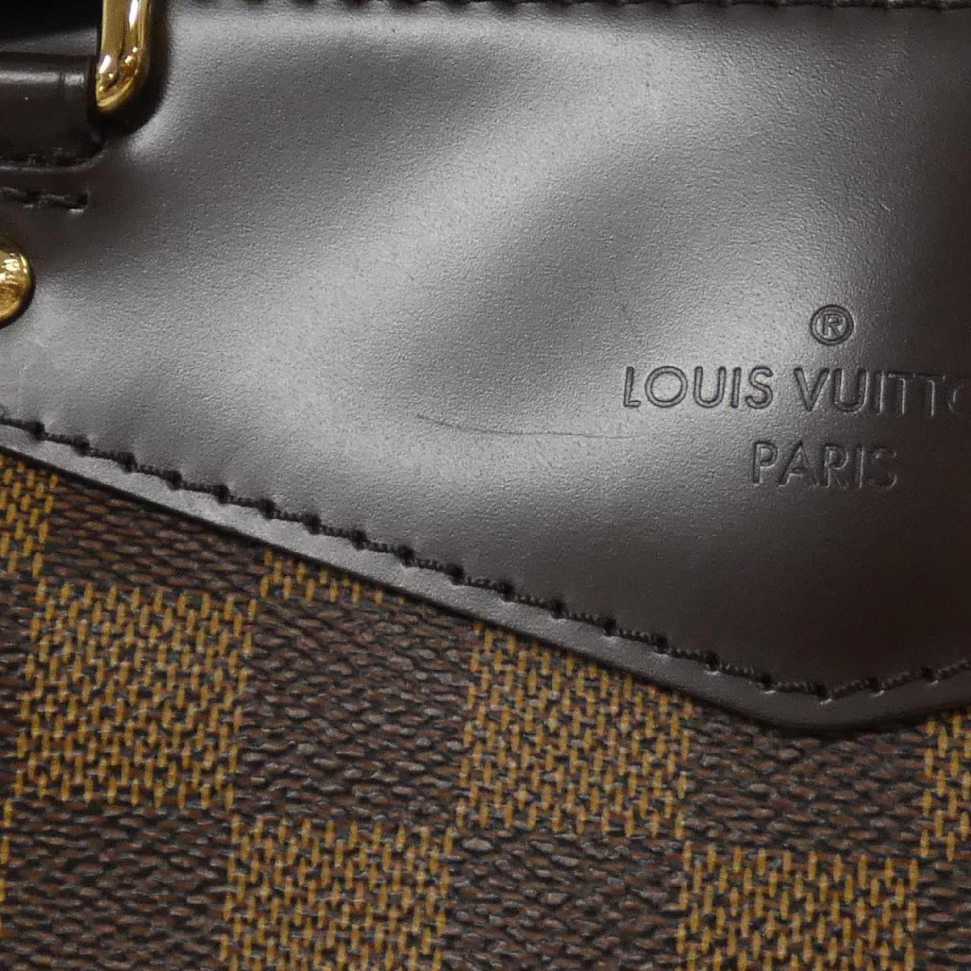Louis Vuitton Damier Ebene Coated Canvas Handbag