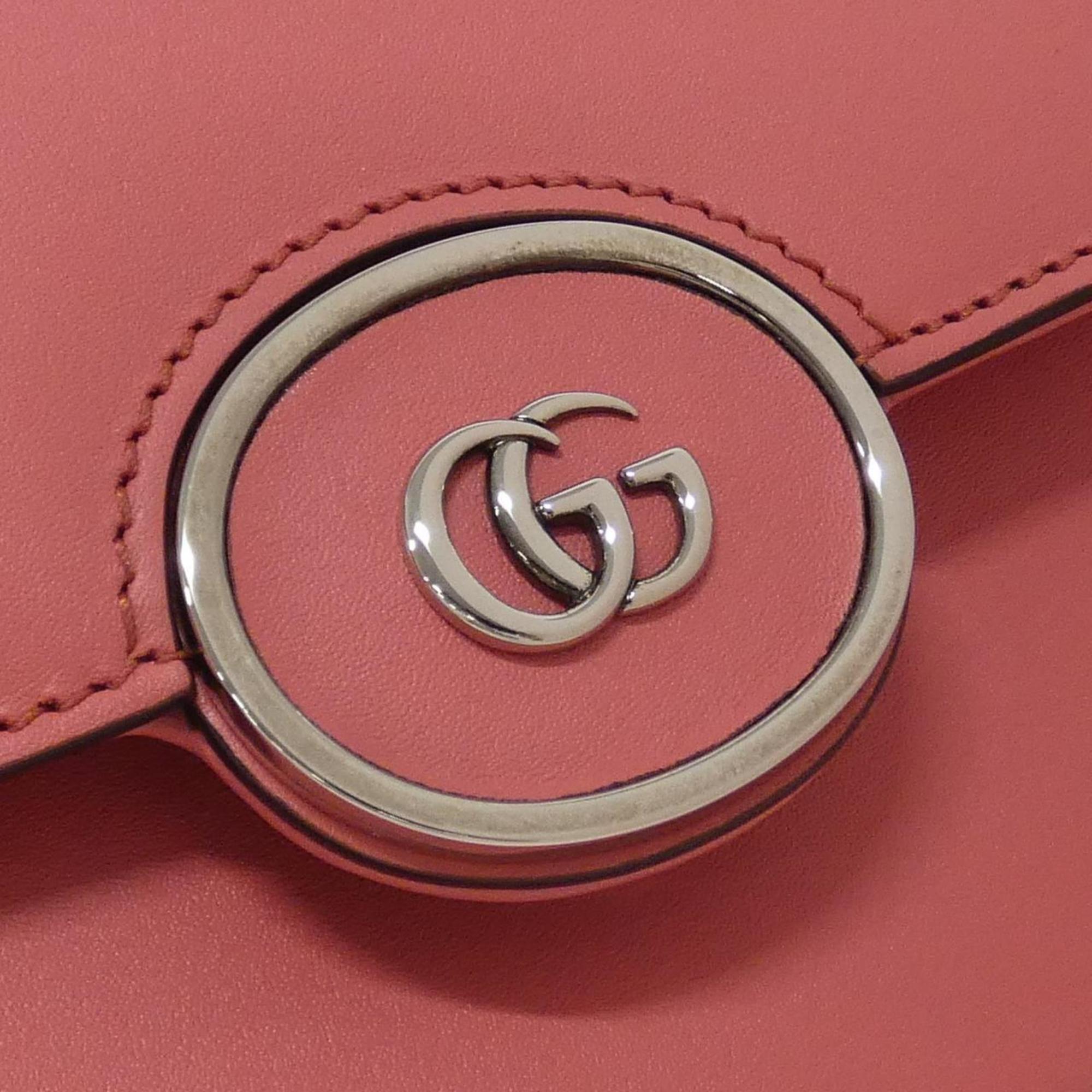 Gucci Pink Leather Handbag (Pre-Owned)