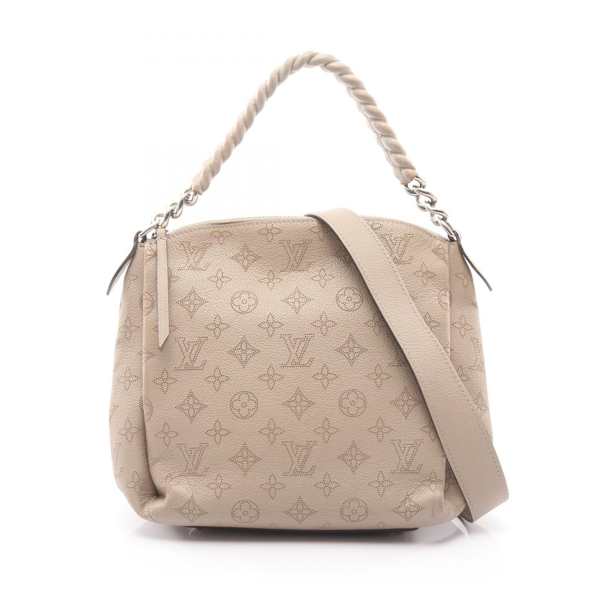 Louis Vuitton Beige Leather Handbag
