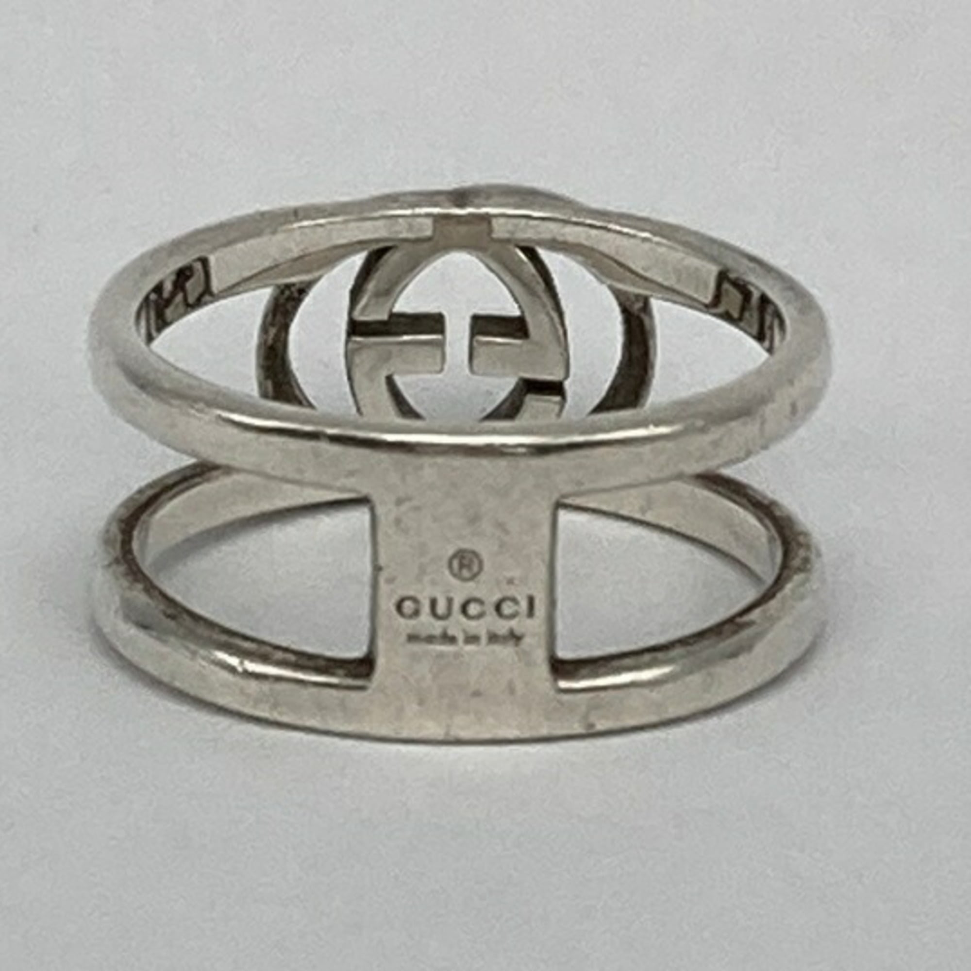 Gucci Silver 925 Band Ring (Pre-Owned)