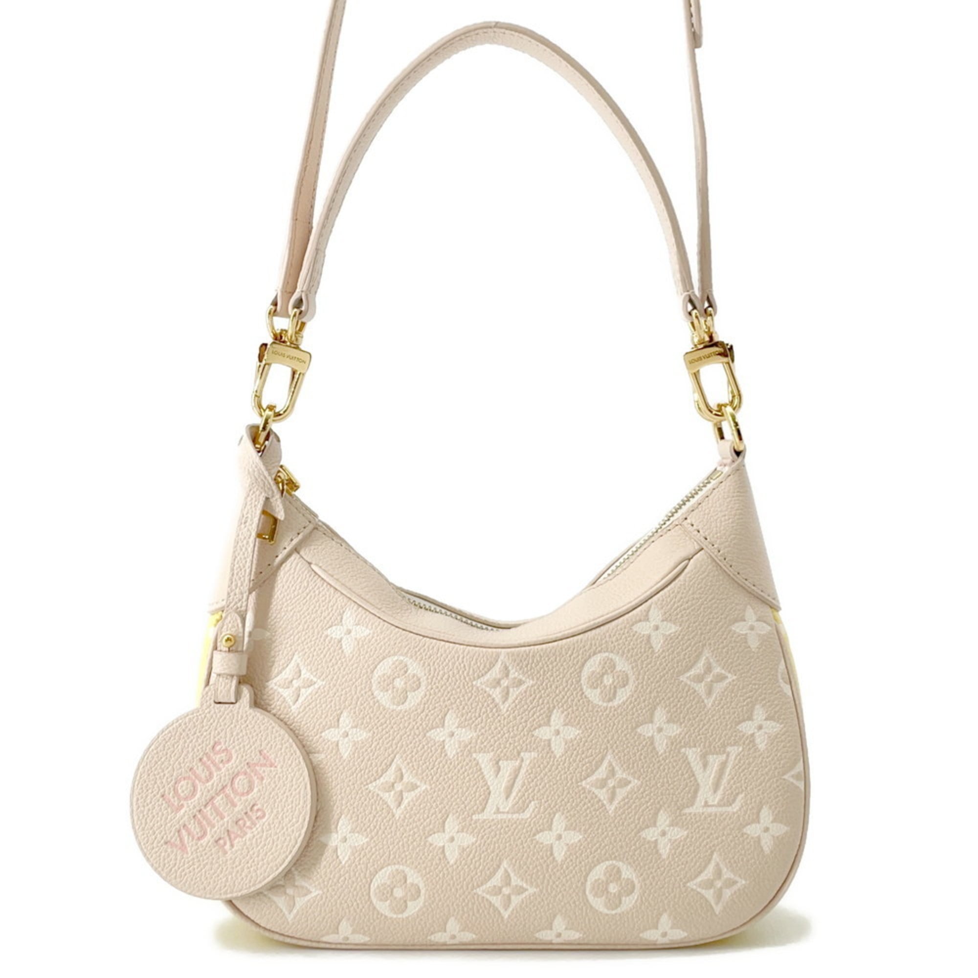Louis Vuitton Beige Pink Yellow Monogram Empreinte Handbag Shoulder Bag