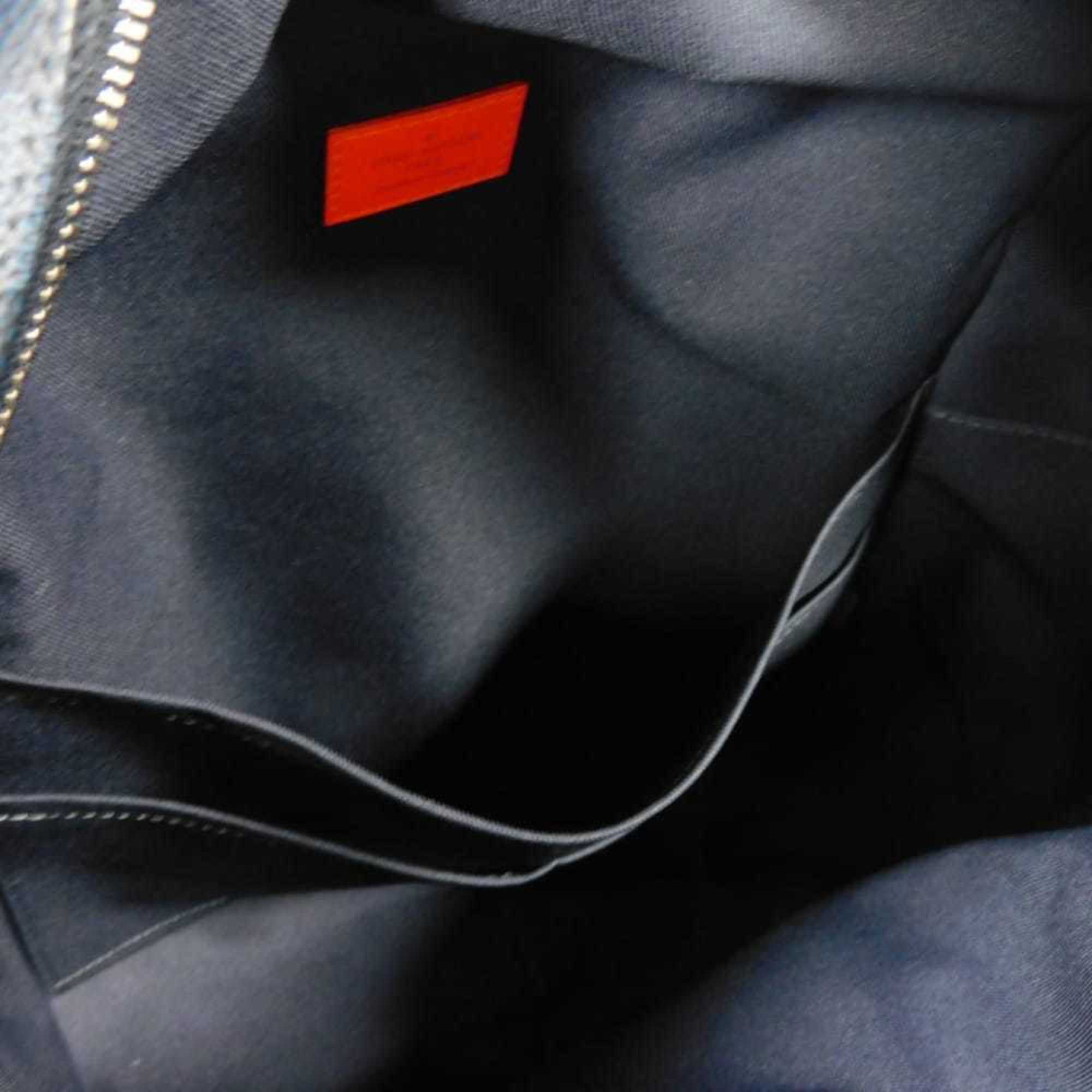 Louis Vuitton Damier Cobalt Navy Orange Damier Canvas Backpack