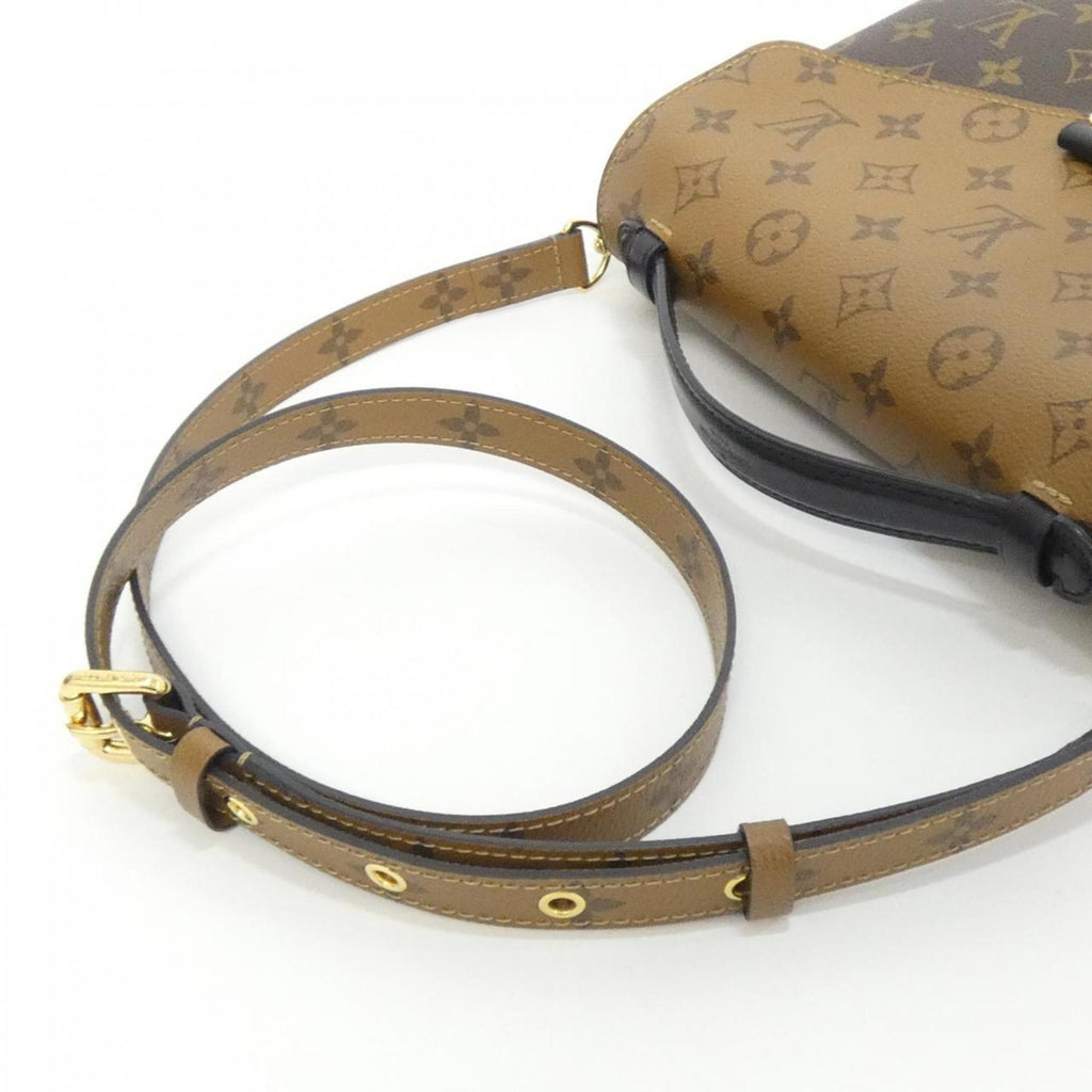 Louis Vuitton Brown Coated Canvas Handbag Pochette