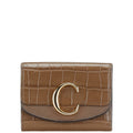 Chloé Brown Leather Wallet (Tri-Fold) (Pre-Owned)