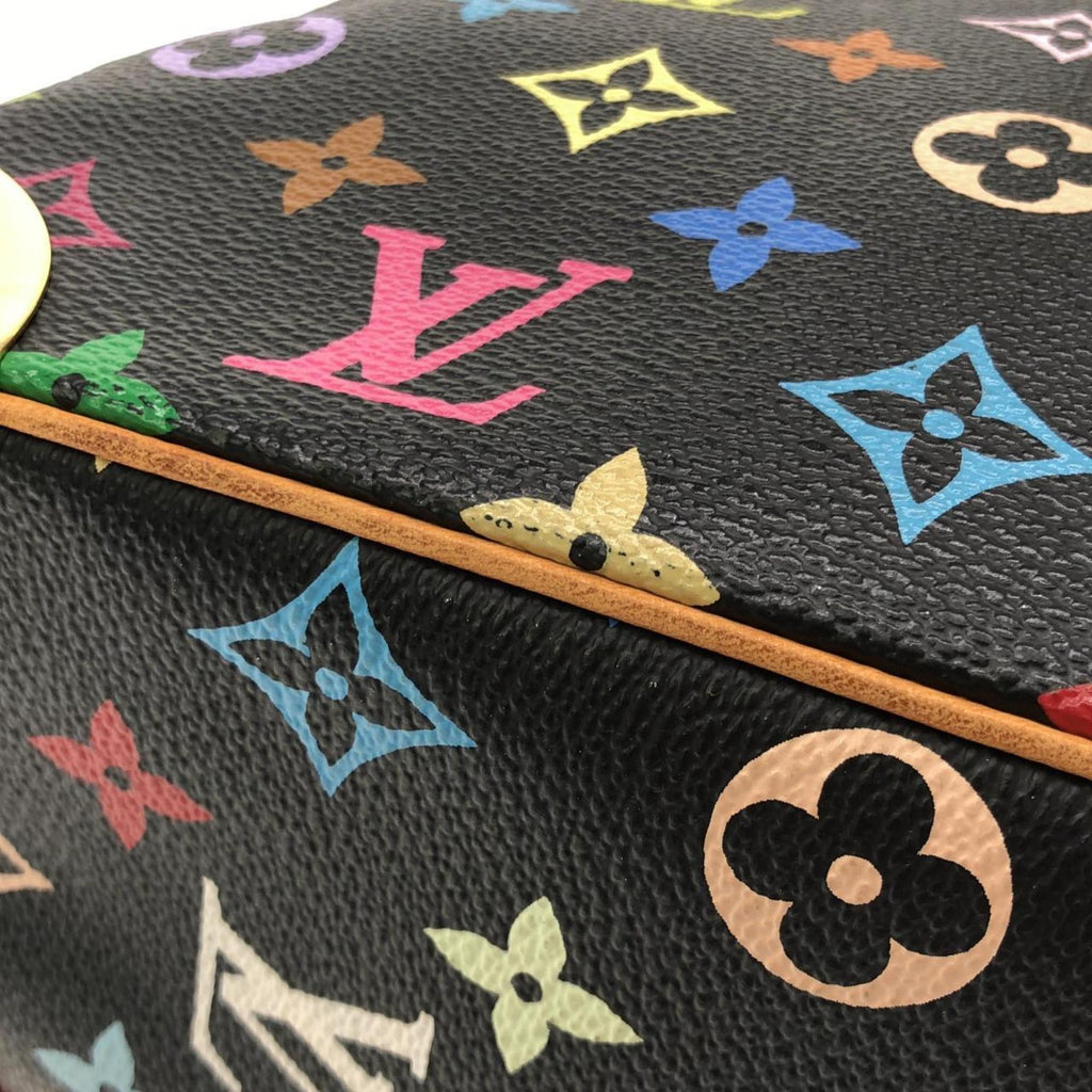 Louis Vuitton Black Coated Canvas Handbag