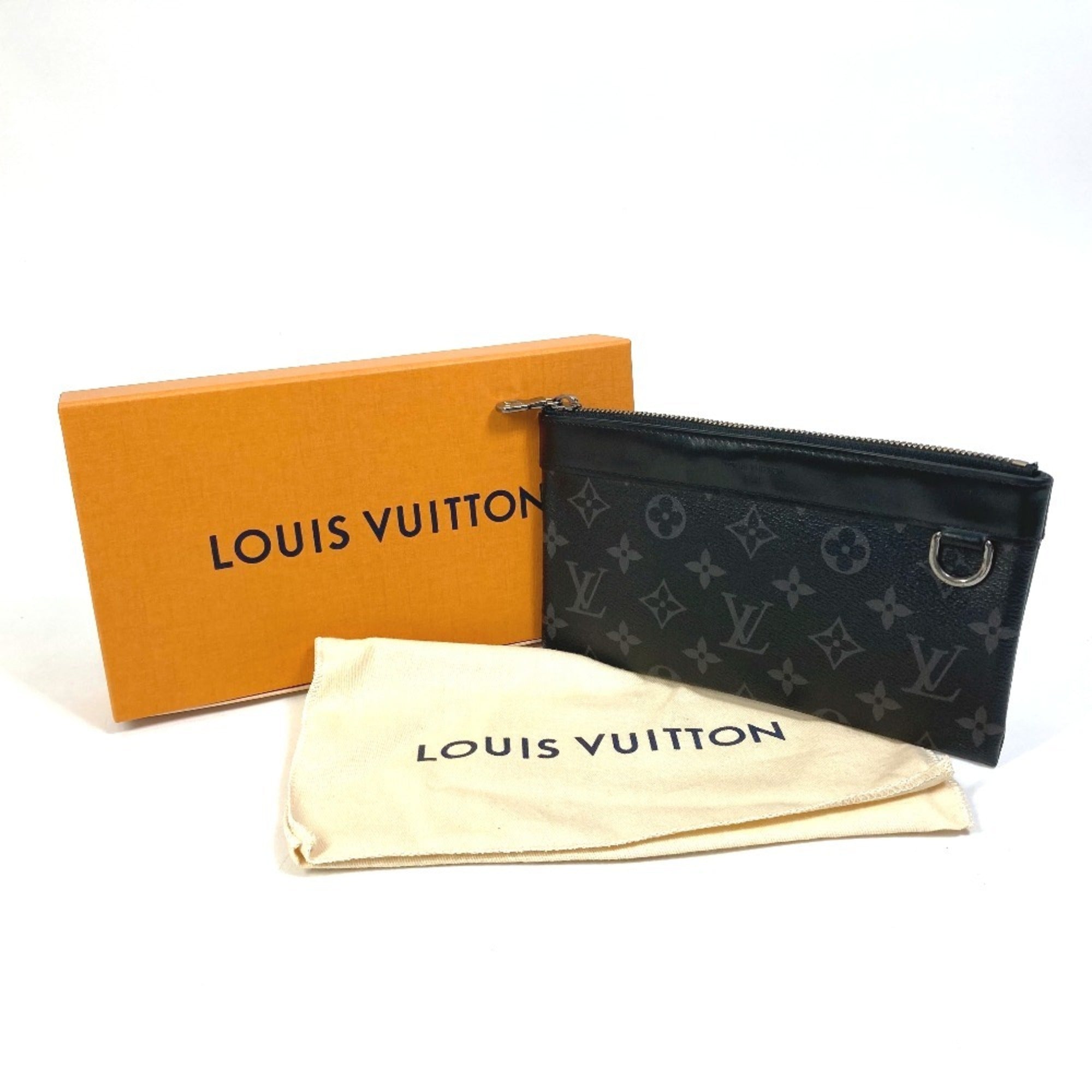 Louis Vuitton Black Monogram Eclipse Monogram Eclipse Pochette Pouch