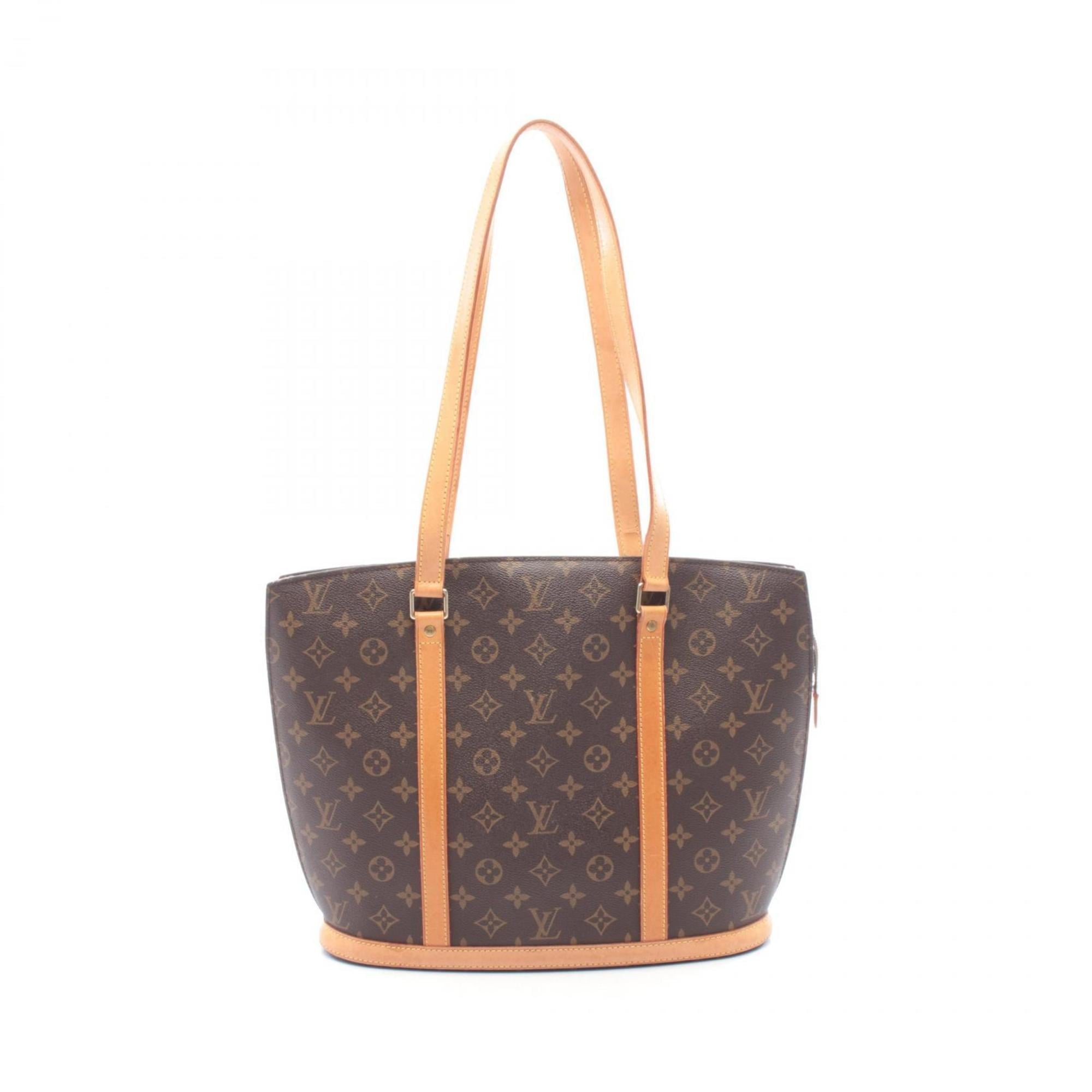 Louis Vuitton Brown Monogram Coated Canvas Leather Handbag Shoulder Bag