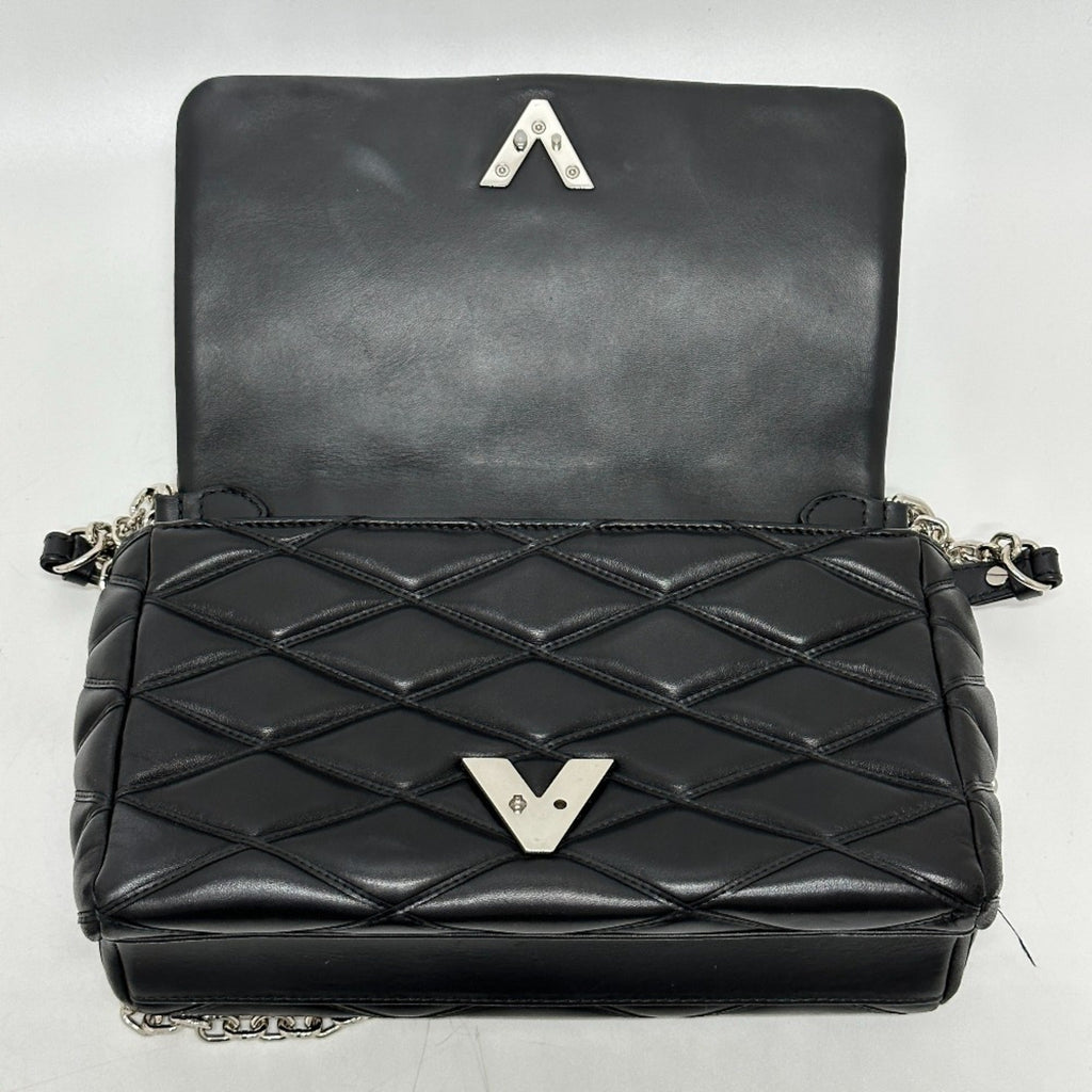 Louis Vuitton Black Noir Leather Handbag Shoulder Bag