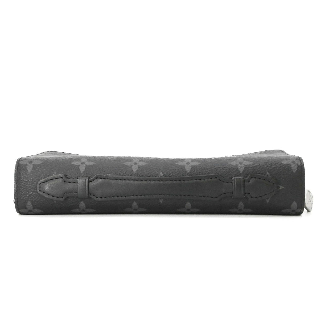 Louis Vuitton Black Monogram Eclipse Monogram Eclipse Long Wallet