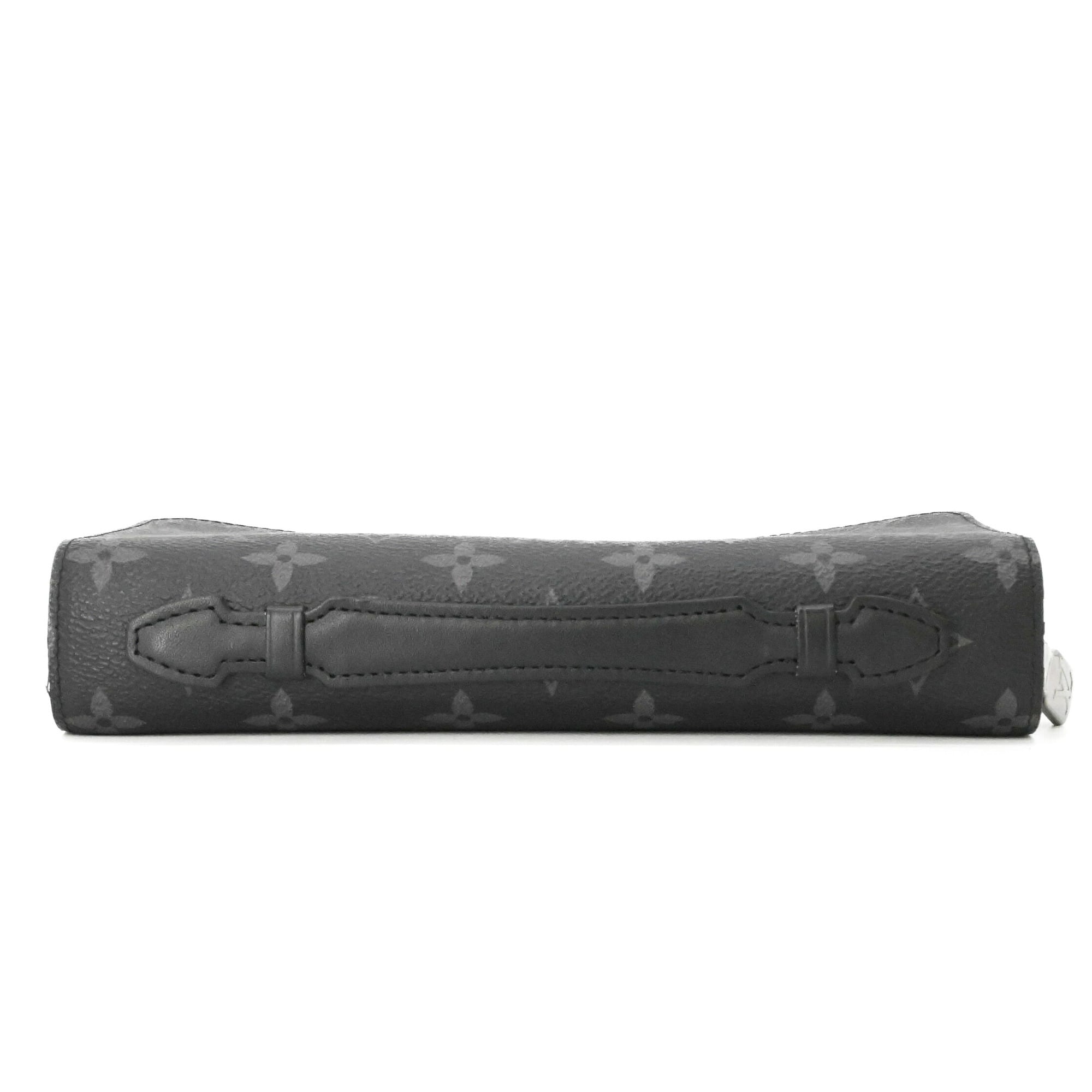 Louis Vuitton Black Monogram Eclipse Monogram Eclipse Long Wallet