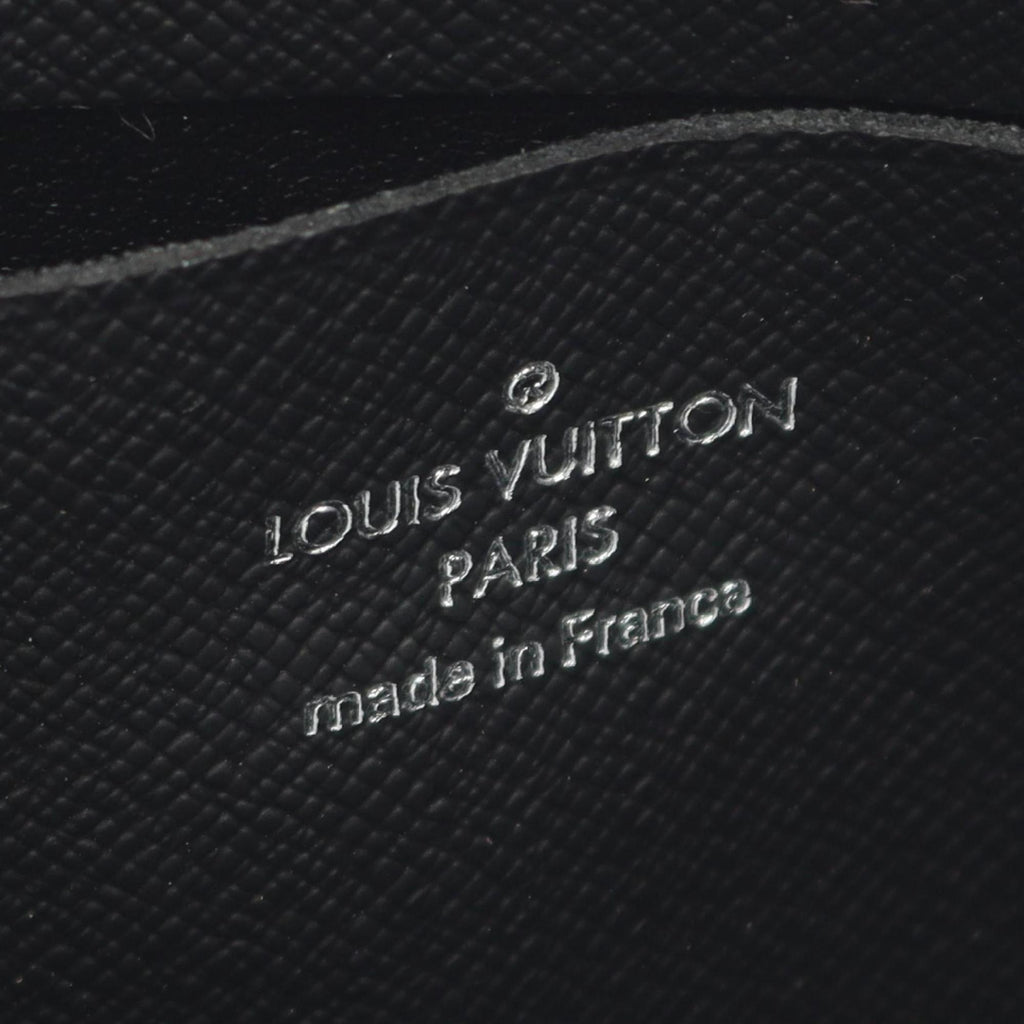 Louis Vuitton Black Brown Coated Canvas Leather Shoulder Bag