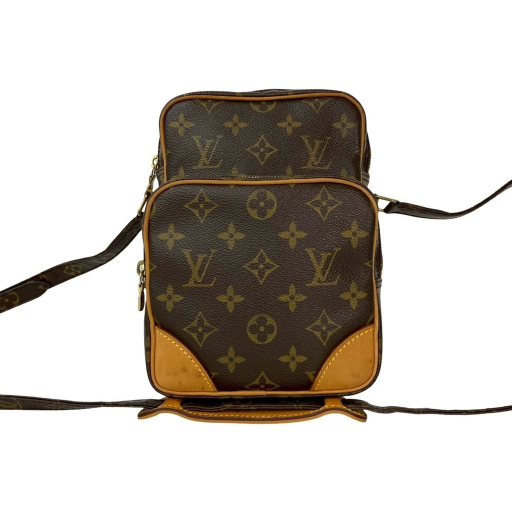 Louis Vuitton Brown Leather Pvc Pochette Shoulder Bag