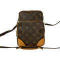 Louis Vuitton Brown Leather Pvc Pochette Shoulder Bag