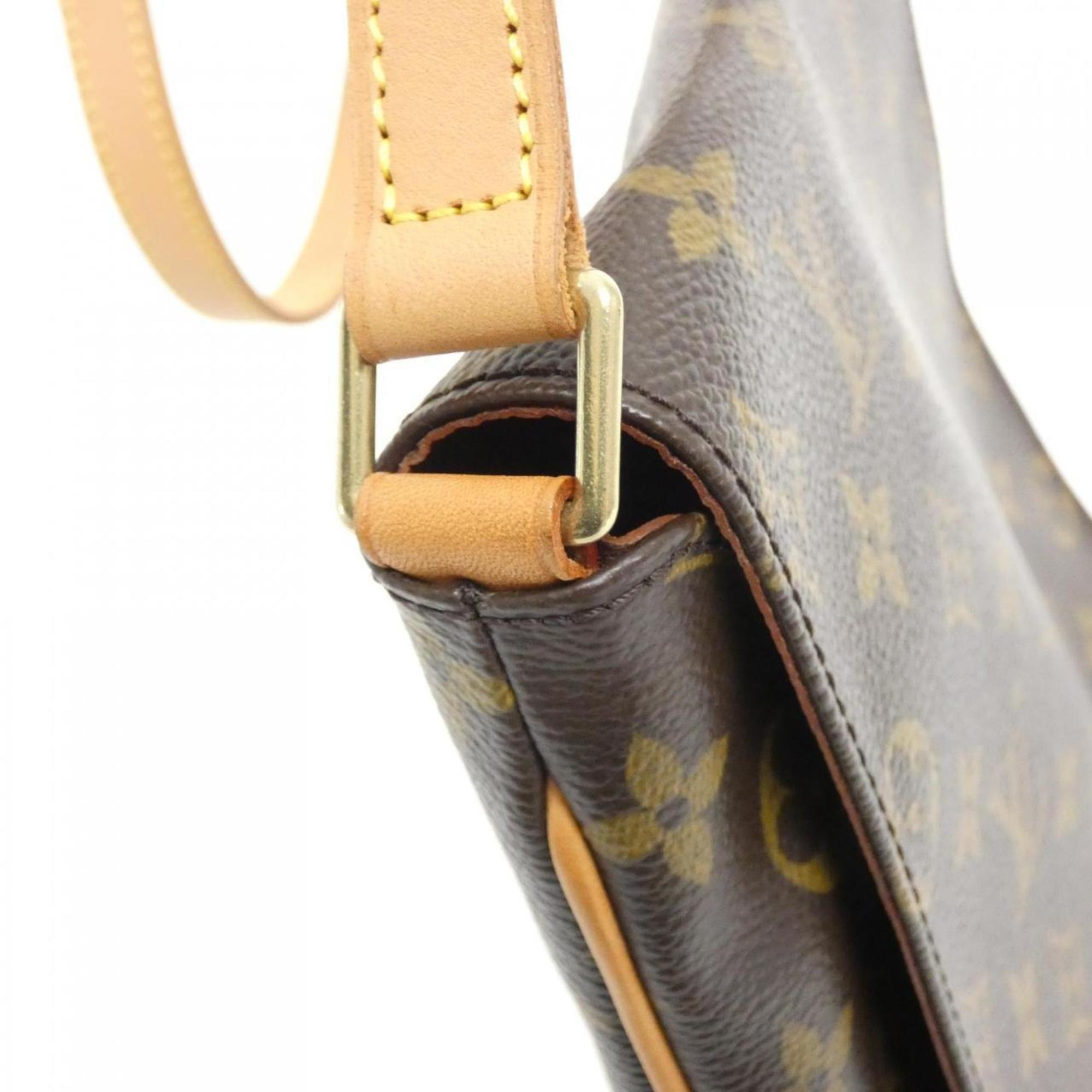 Louis Vuitton Brown Marron Coated Canvas Shoulder Bag