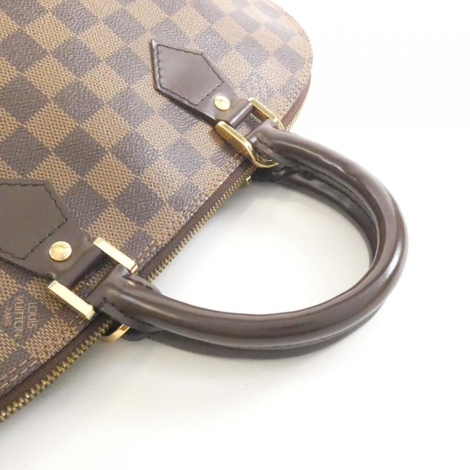 Louis Vuitton Brown Coated Canvas Handbag