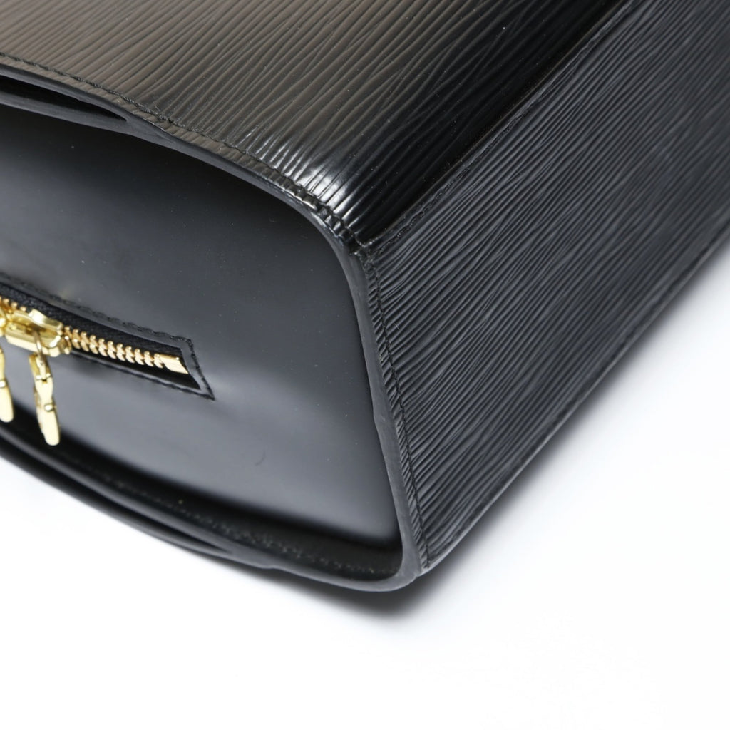 Louis Vuitton Epi Black Epi Leather Handbag