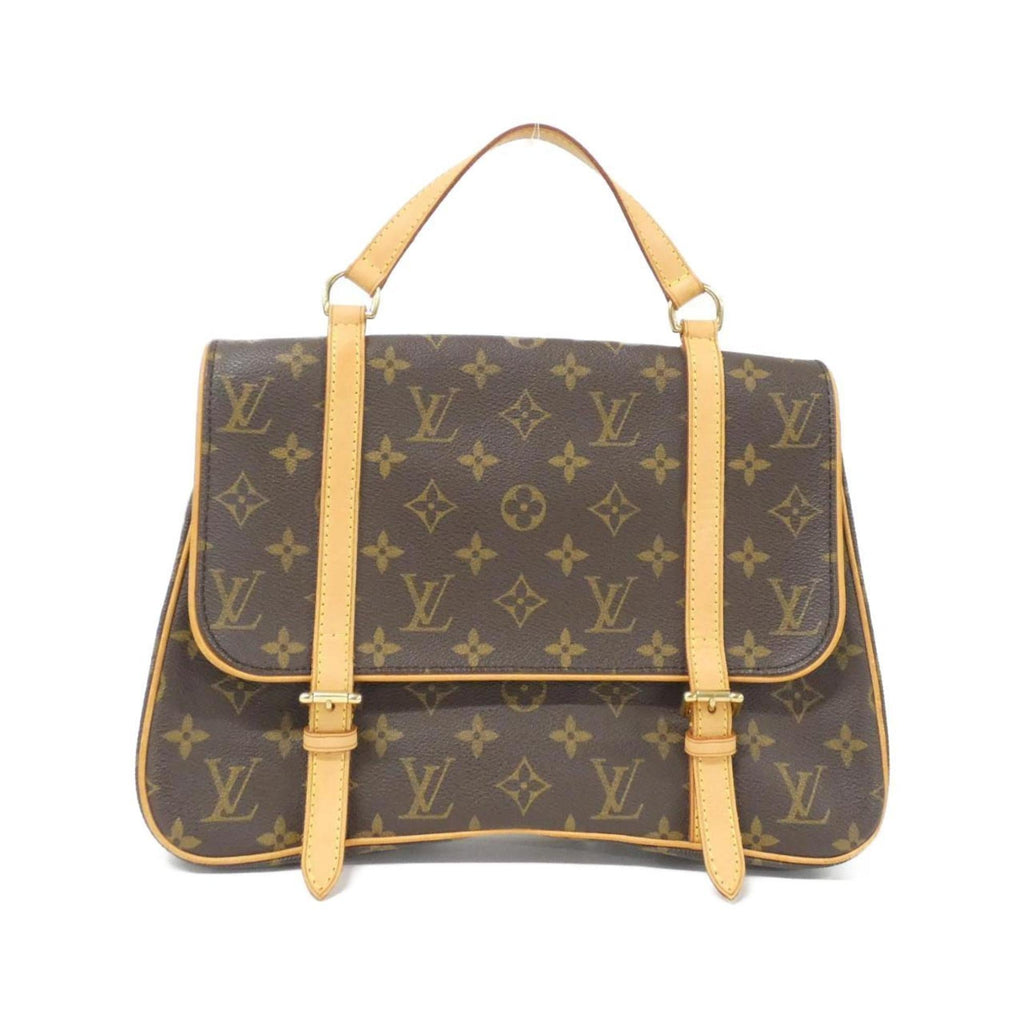 Louis Vuitton Marron Coated Canvas Backpack