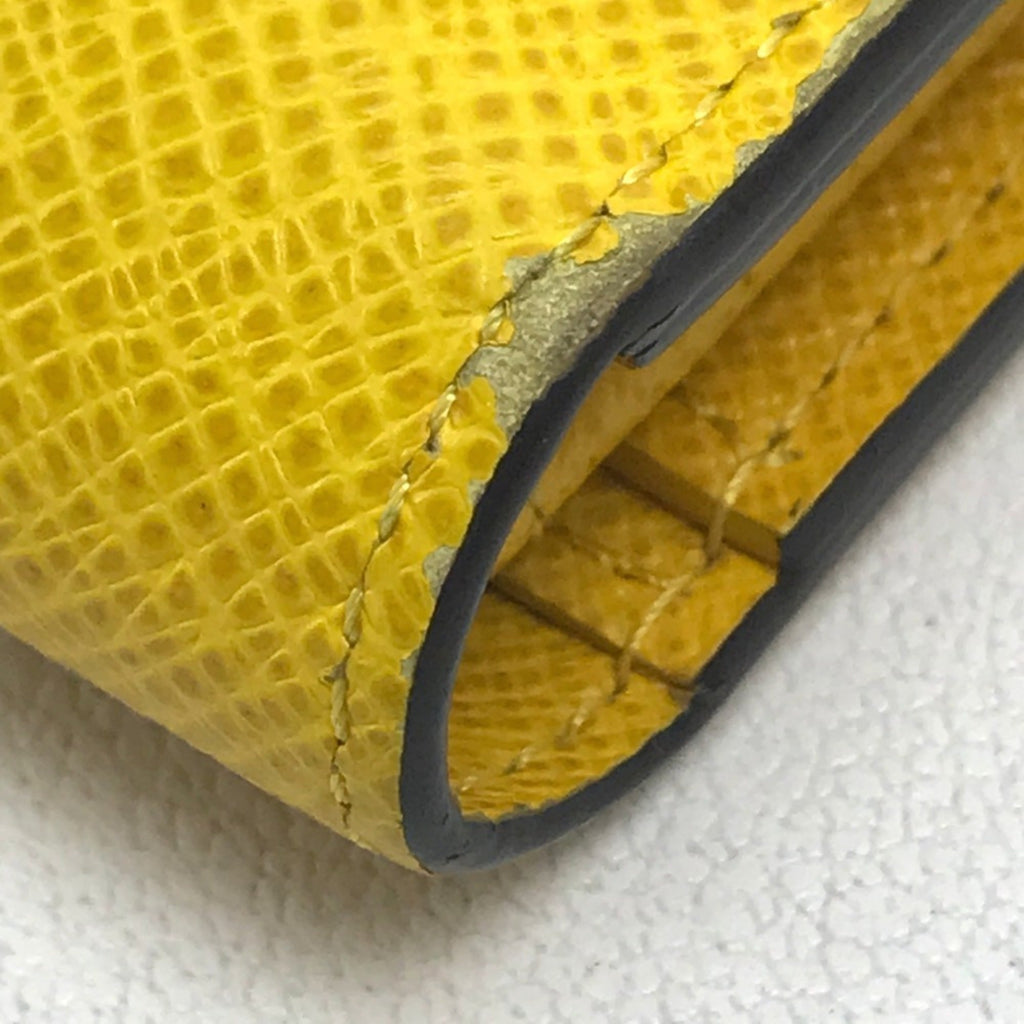 Louis Vuitton Taiga Jaune Yellow Taiga Leather Long Wallet