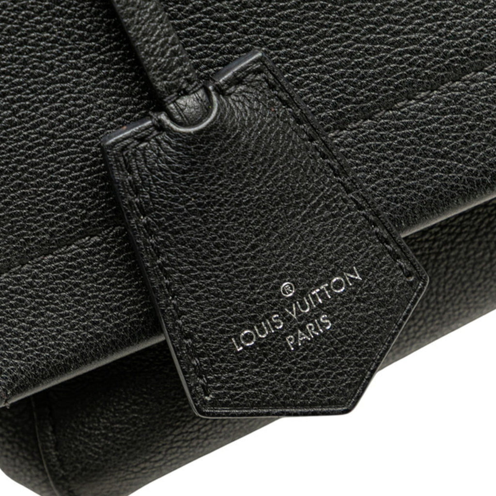 Louis Vuitton Lockme Ii Black Noir Leather Handbag Shoulder Bag