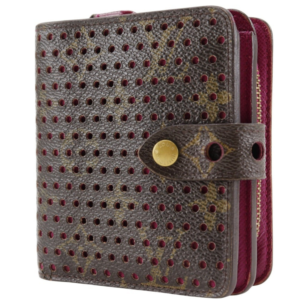 Louis Vuitton Brown Fuchsia Monogram Pink Monogram Wallet