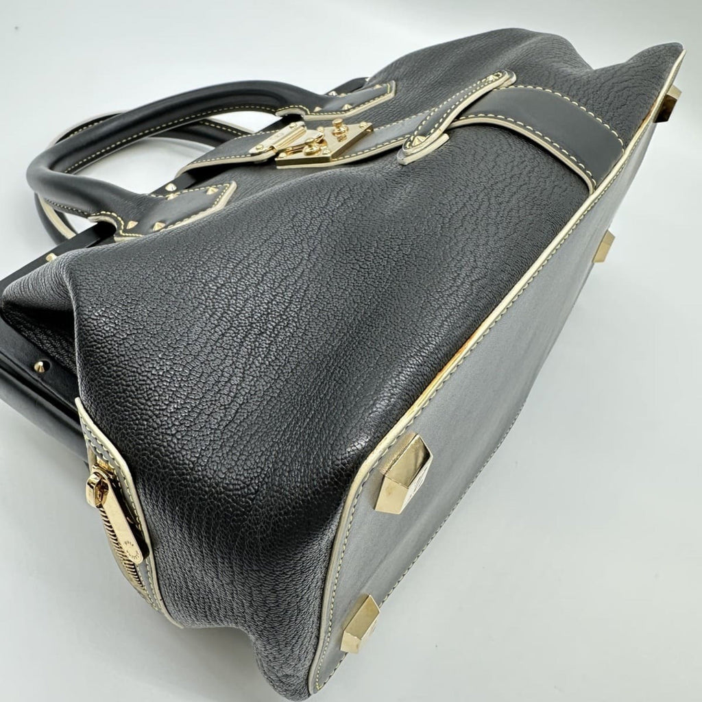 Louis Vuitton Black Suhali Leather Handbag