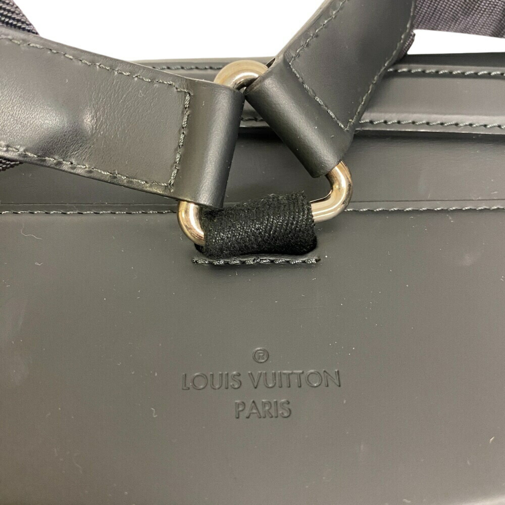 Louis Vuitton Damier Cobalt Gray Leather Backpack