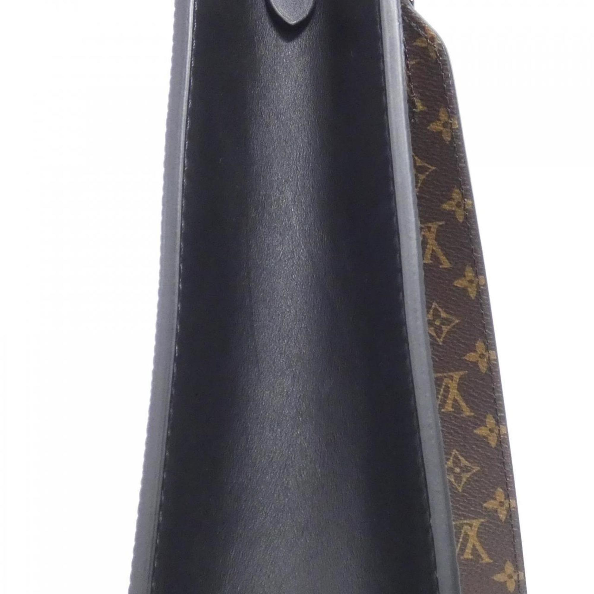 Louis Vuitton Black Leather Handbag