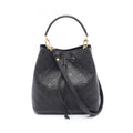 Louis Vuitton Black Monogram Empreinte Leather Handbag