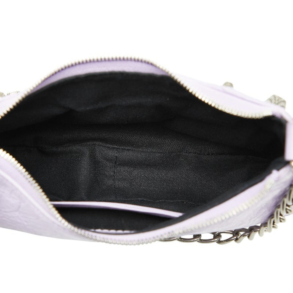 Balenciaga Purple Leather Handbag Shoulder