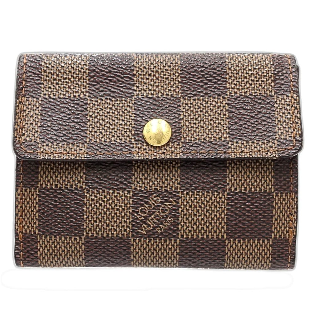Louis Vuitton Damier Canvas Ebene Damier Canvas Wallet