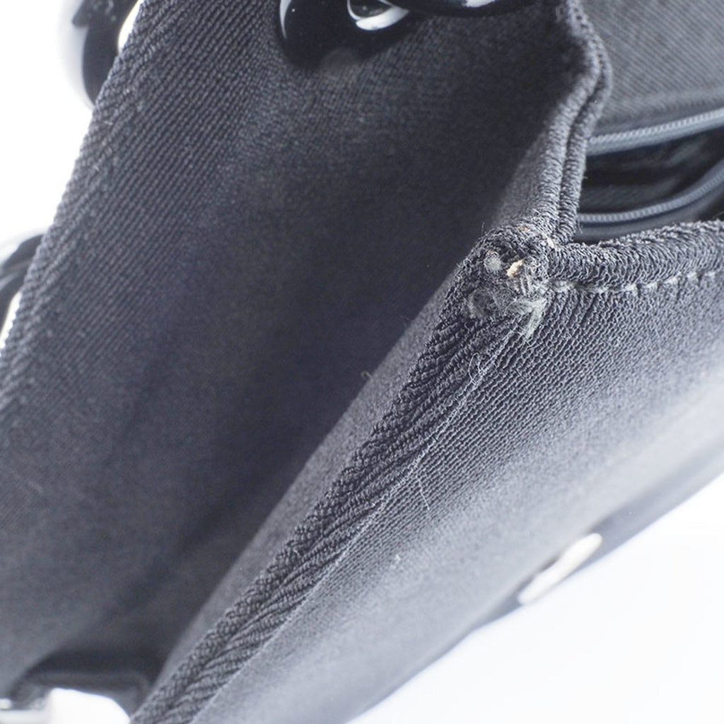 Prada Black Canvas Shoulder Bag