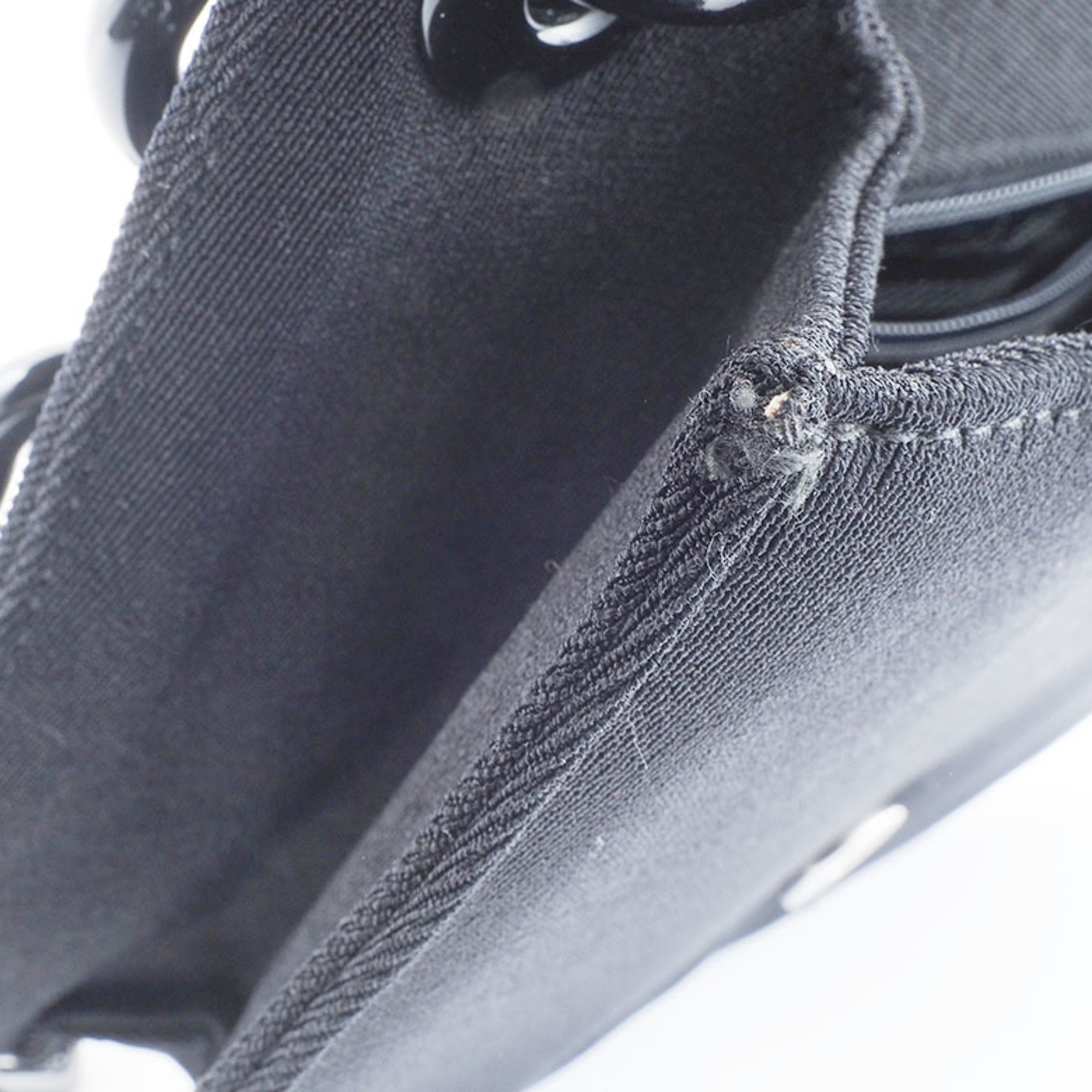 Prada Black Canvas Shoulder Bag