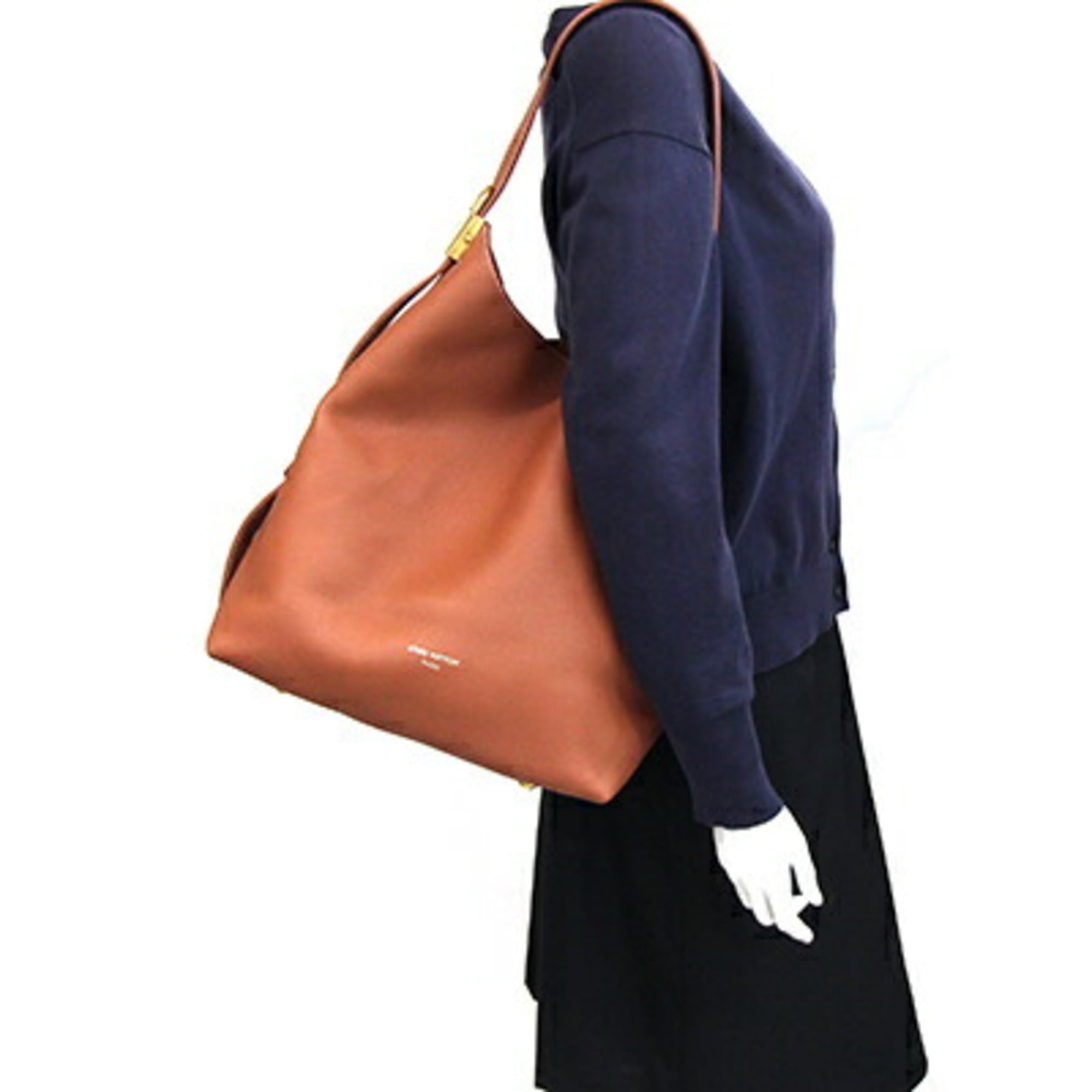 Louis Vuitton Cognac Leather Shoulder Bag