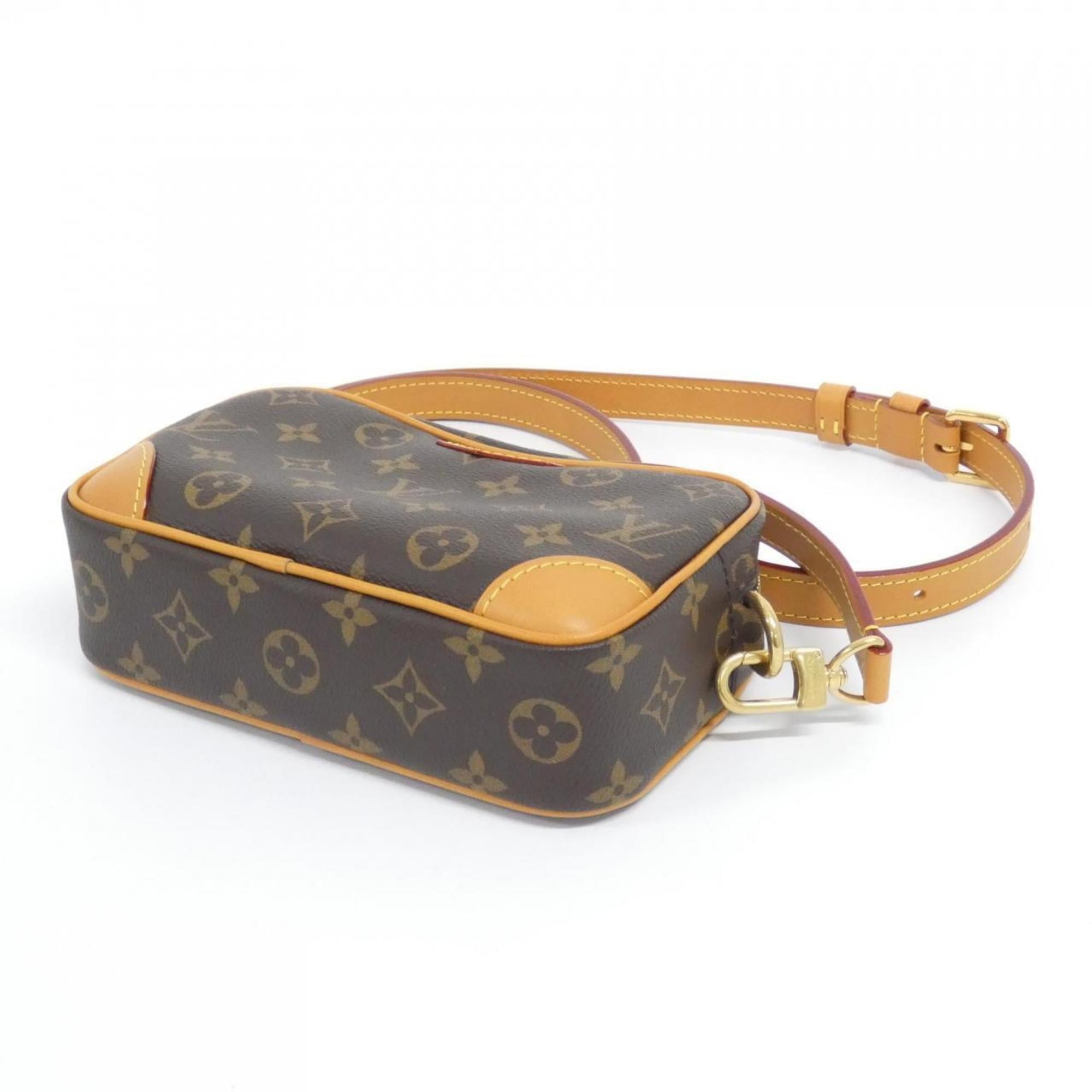 Louis Vuitton Marron Coated Canvas Shoulder Bag