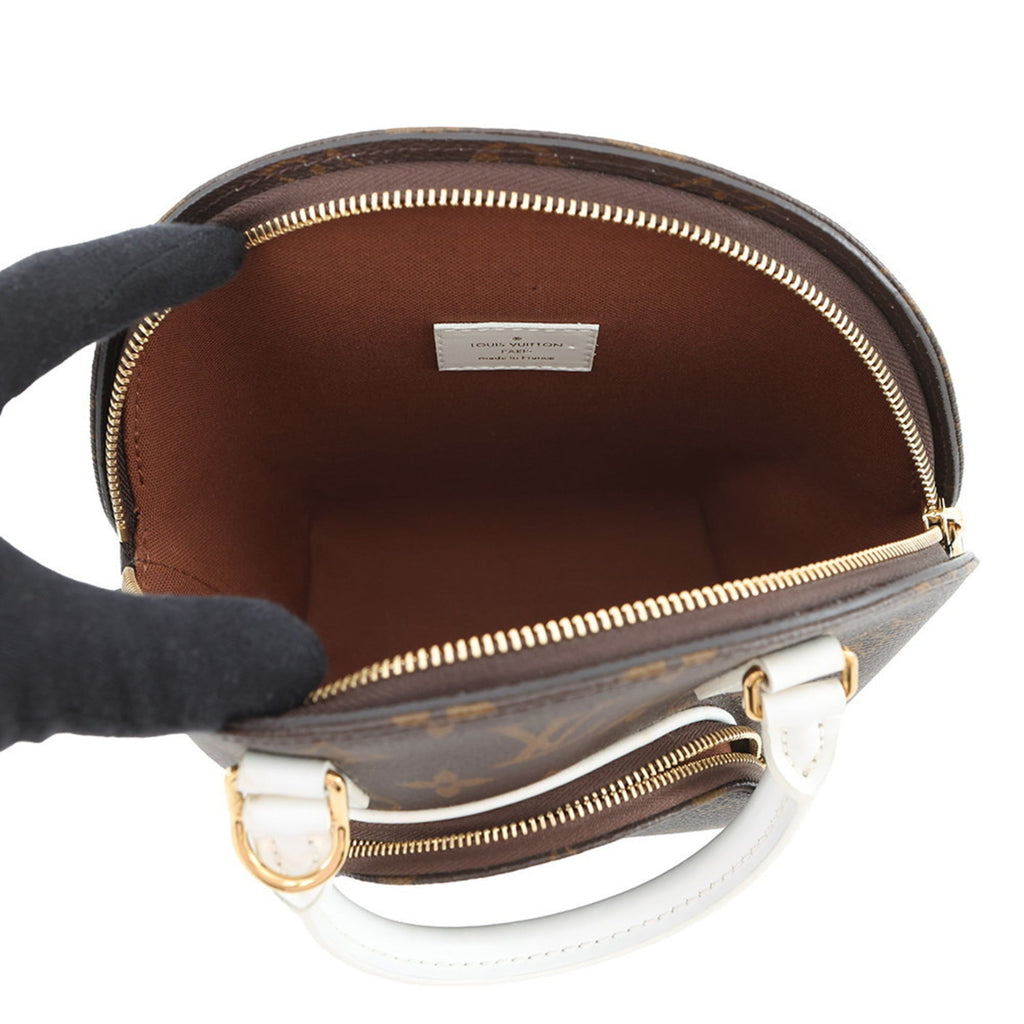 Louis Vuitton Brown Monogram White Yellow Monogram Handbag Shoulder Bag
