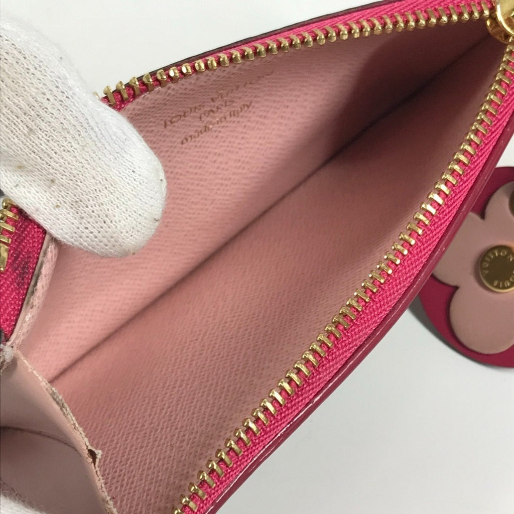 Louis Vuitton Brown Monogram Pink Monogram Coin Purse/Coin Case
